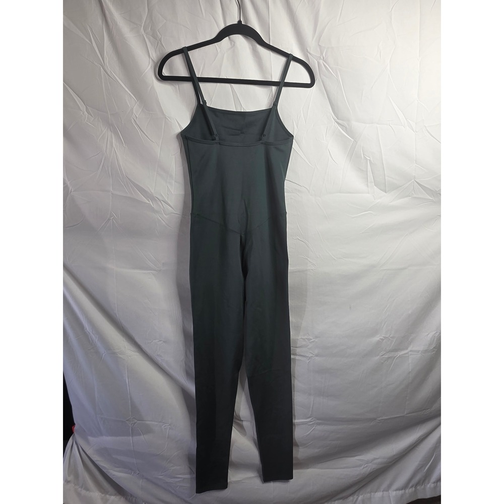 Girlfriend Collective Forest Green Compression Unitard Jumpsuit Women Medium - Picture 3 of 5